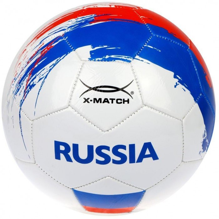 Мячи X-Match Мяч футбольный 1 слой размер 5 56451 футбольный мяч 5 с симв фк барселона brand free бело красный пакистан 5 красный белый мяч спортивный 5