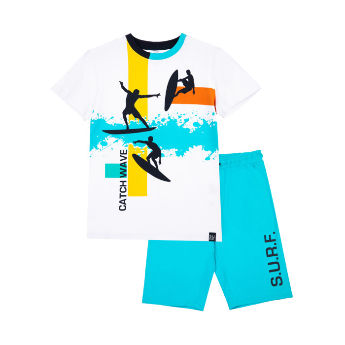 комплекты детской одежды mini world комплект для мальчика футболка шорты mw16511 Комплекты детской одежды Playtoday Комплект для мальчика (футболка, шорты) 12211828