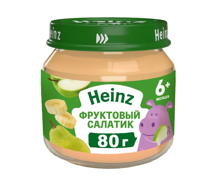  Heinz Пюре Фруктовый салатик с 6 мес. 80 г