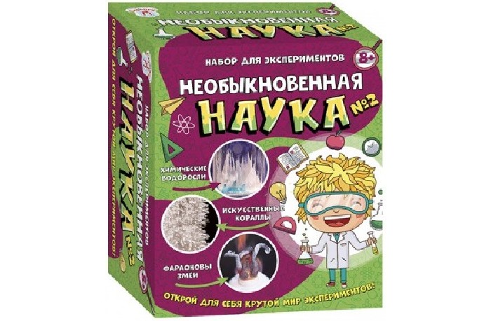 

Ranok-creative Набор для экспериментов Странная наука №2, Набор для экспериментов Странная наука №2