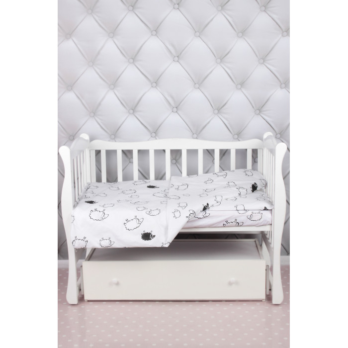 Постельное белье AmaroBaby Baby Boom Овечки (3 предмета) подстилка защитная под скатерть для прямоугольного или овального стола 135 x 220 см белый