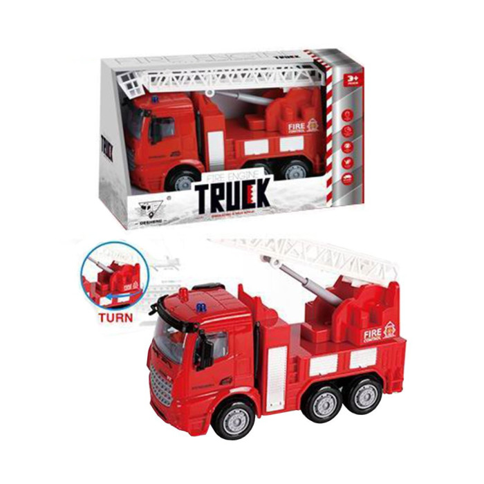 Наша Игрушка Пожарная машина инерционная 999-27 наша игрушка радиоуправляемая машина полиция 388 13s