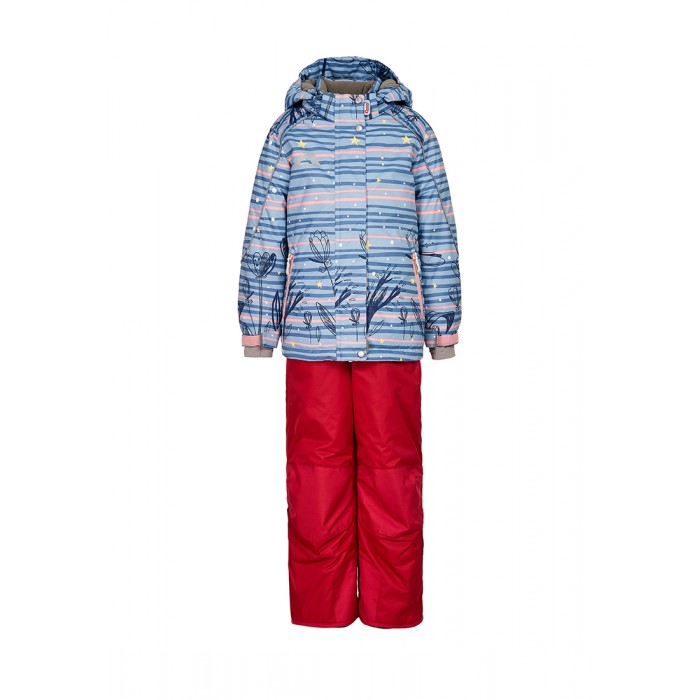 Утеплённые комплекты Oldos Костюм для девочки (куртка и полукомбинезон) Мэгги