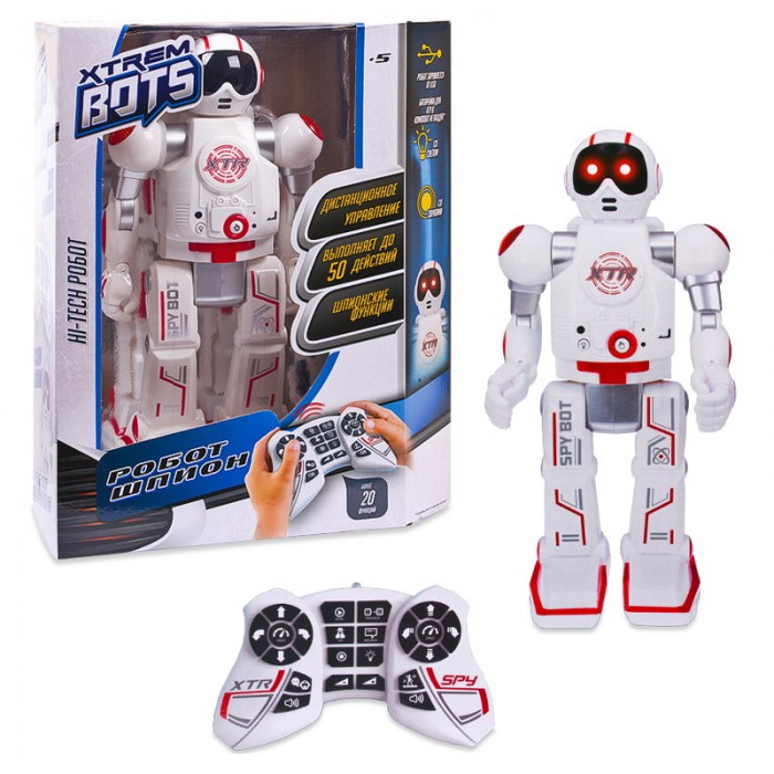 Роботы Xtrem Bots Робот на радиоуправлении Шпион