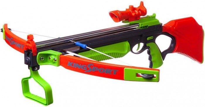 Игрушечное оружие Junfa Игровой набор Арбалет со стрелами и мишенью игрушечное оружие zhorya игровой набор пистолет галактическое оружие с подвижной мишенью