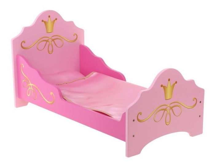 Кроватка для куклы Mary Poppins Принцесса коляска для куклы наша игрушка mary poppins фантазия малиновая