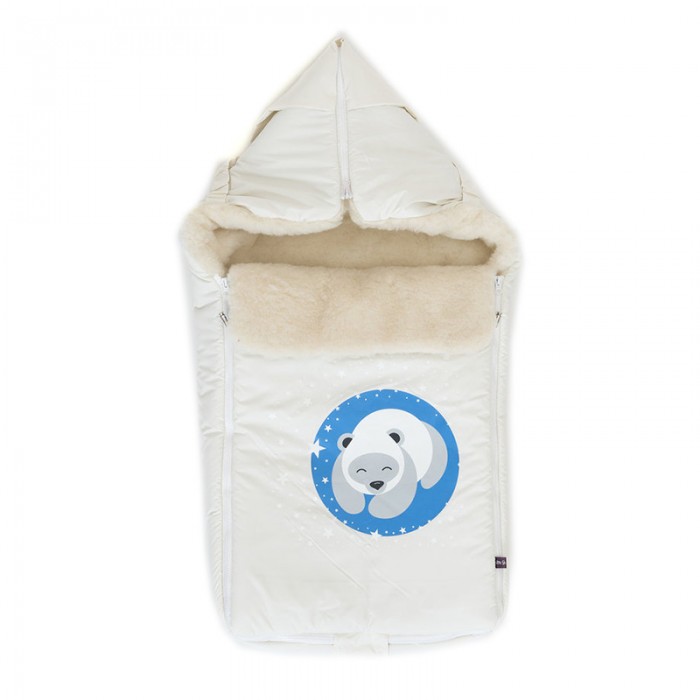 одеяло многоигольная стежка овечья шерсть 200х215 см 150 гр пэ конверт Конверты для новорожденных Mr Sandman Зимний конверт Bear
