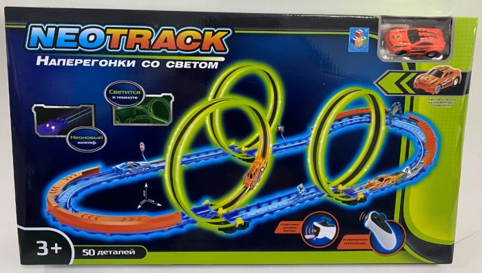 

1 Toy Neotrack Автотрек светящийся (50 деталей), Neotrack Автотрек светящийся (50 деталей)