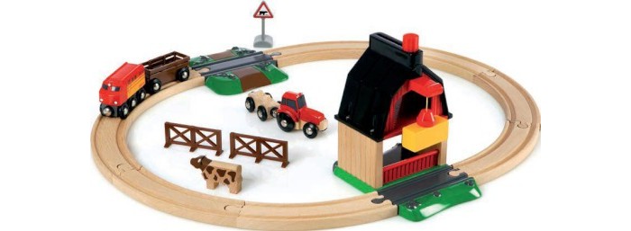 

Brio Ж/д с мини-фермой и кормушкой, Ж/д с мини-фермой и кормушкой