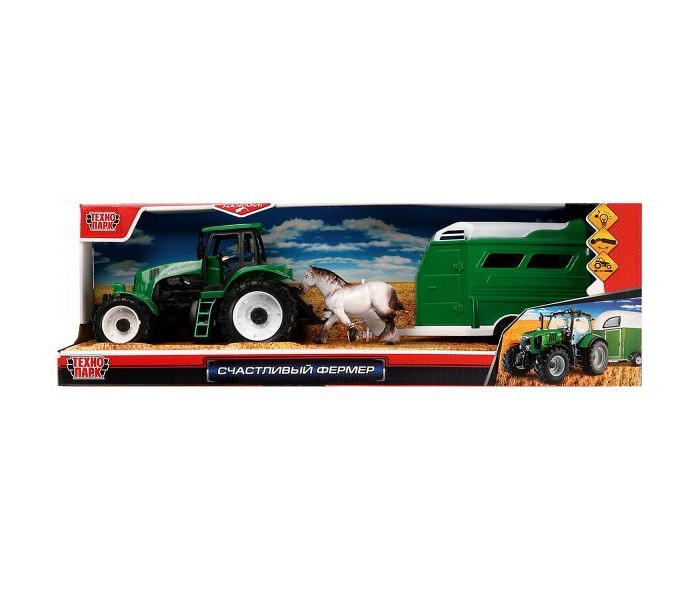 Технопарк Набор Счастливый фермер nikko набор farm трактор прицеп и аксессуары