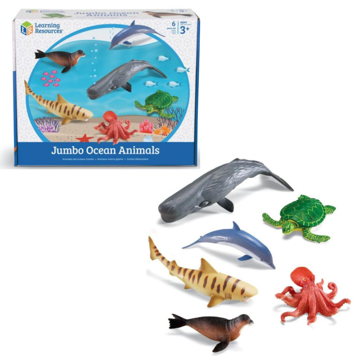 

Learning Resources Игровой набор Обитатели океана (6 элементов), Игровой набор Обитатели океана (6 элементов)
