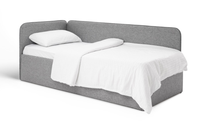Подростковая кровать Romack диван Leonardo рогожка 200x90 подростковая кровать romack диван leonardo 200x90 боковина большая