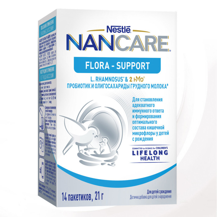 Nancare Flora Protect Пробиотик с олигосахаридами грудного молока с 0 мес. 21 г