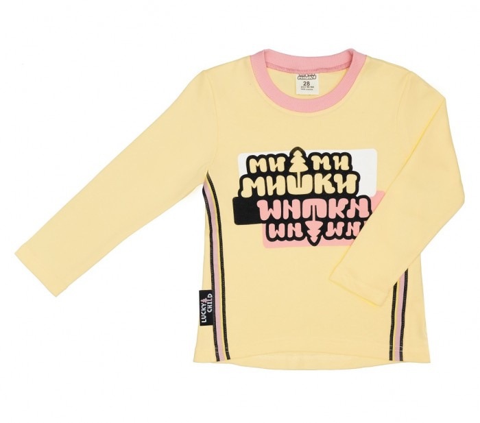 

Lucky Child Футболка детская с длинным рукавом Ми-Ми-Мишки 69-12/жёлт, Футболка детская с длинным рукавом Ми-Ми-Мишки 69-12/жёлт