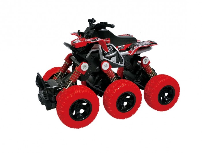 Машины Funky Toys Квадроцикл инерционный Die-cast 6х6 машины funky toys пожарная машина с выдвижной лестницей die cast