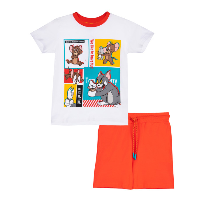 цена Комплекты детской одежды Playtoday Комплект трикотажный для мальчиков: футболка, шорты Best friend kids boys 12332078