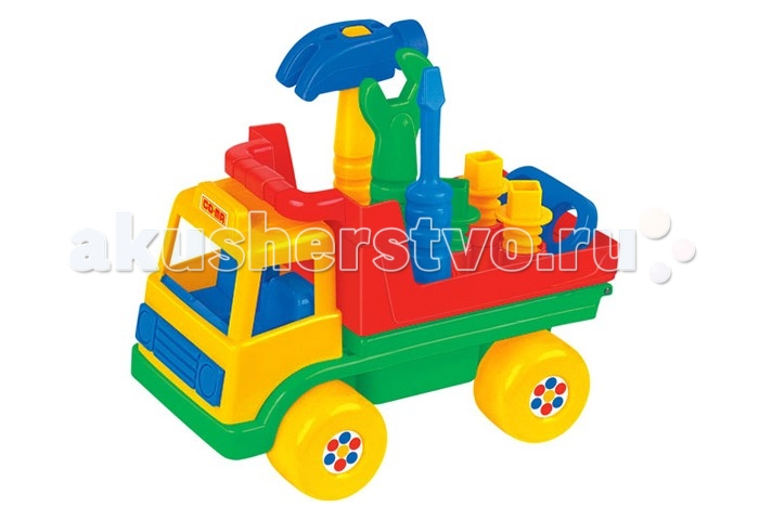 Полесье Машина Техпомощь 6387 короб для игрушек хранение в детской happysava машина размер 33x33x33 см объем 35 л