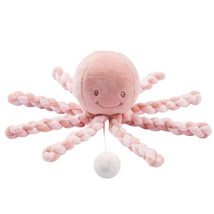 Мягкие игрушки Nattou Musical Soft toy Lapidou Octopus мягкие игрушки nattou cri cris luna