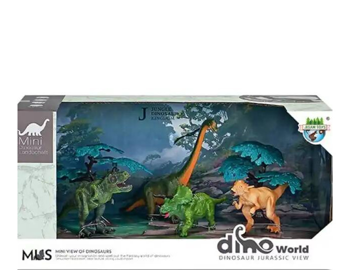 Наша Игрушка Набор фигурок Динозавры 6 предметов наша игрушка игровой набор счастливая семья b010
