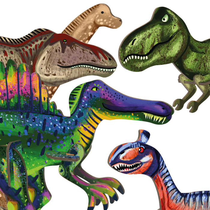 Кувырком 3Д модели Самые большие динозавры 5 дино + растения байесовские модели восприятия и действия