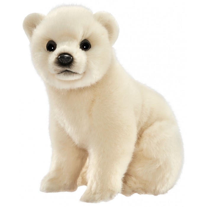 Мягкие игрушки Hansa Медвежонок белый 24 см мягкие игрушки orange bear медвежонок медок 20 см