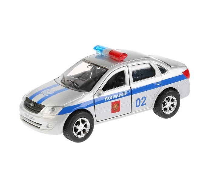 Машины Технопарк Машина металлическая Lada Granta Полиция 12 см машины технопарк машина металлическая lada granta cross 2019 полиция