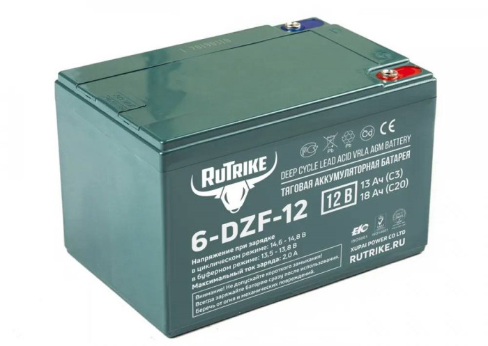 RuTrike Аккумулятор 6-DZF-12 источник бесперебойного питания powercom wow 1000u 500вт 1000ва