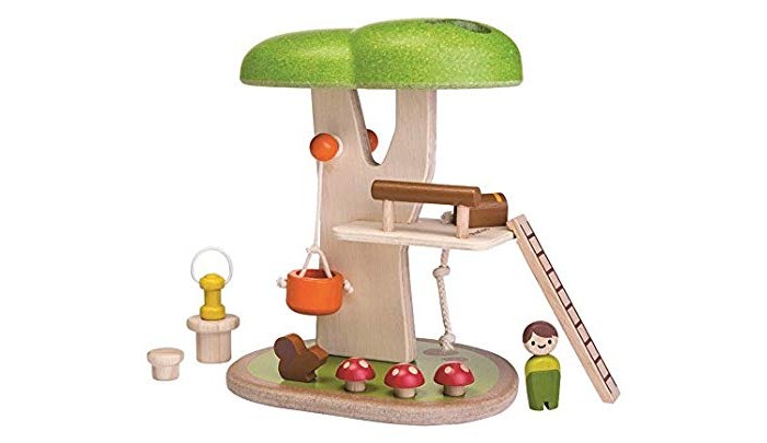 фото Деревянная игрушка plan toys набор дом на дереве