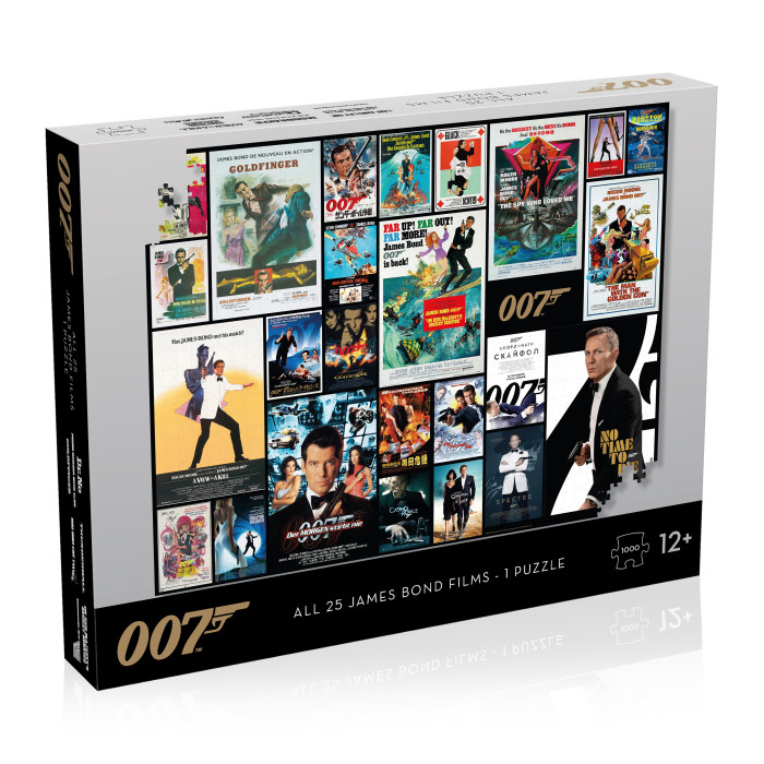 Winning Moves Пазл James Bond 007 Постеры из фильмов (1000 деталей)