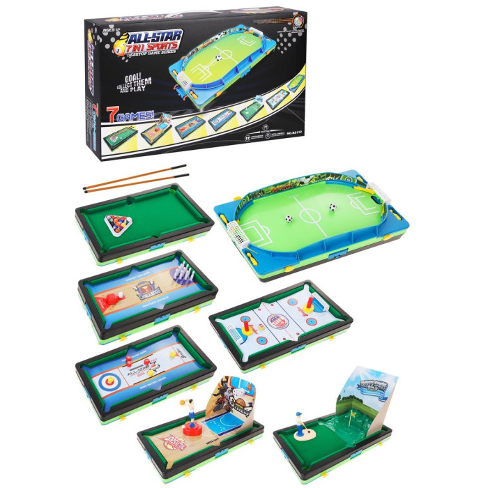 

Наша Игрушка Настольная игра 7 в 1, Настольная игра 7 в 1