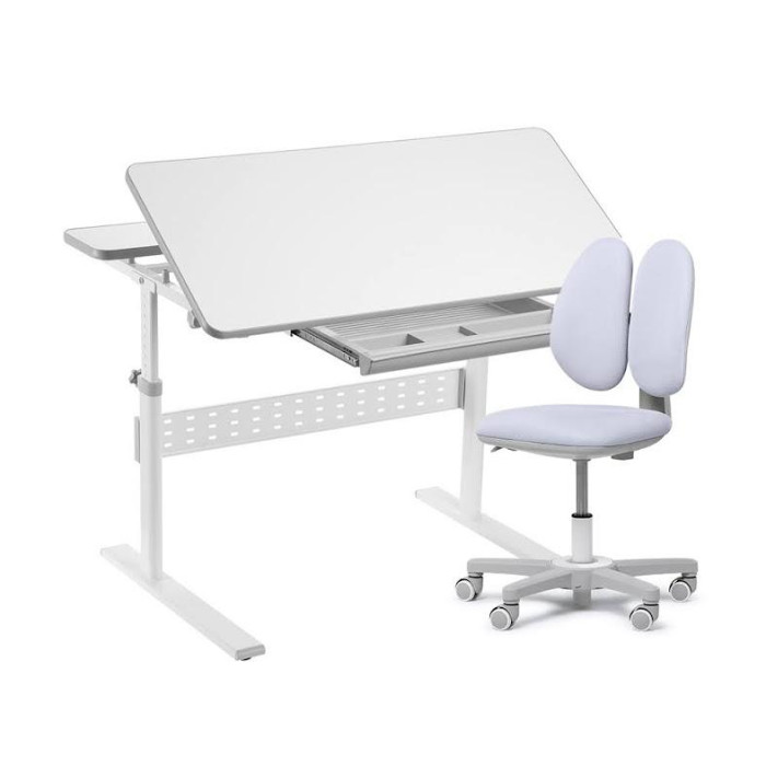 FunDesk Комплект парта Colore и кресло Mente регулируемый по высоте парта и кресло с подлокотниками colore mente grey