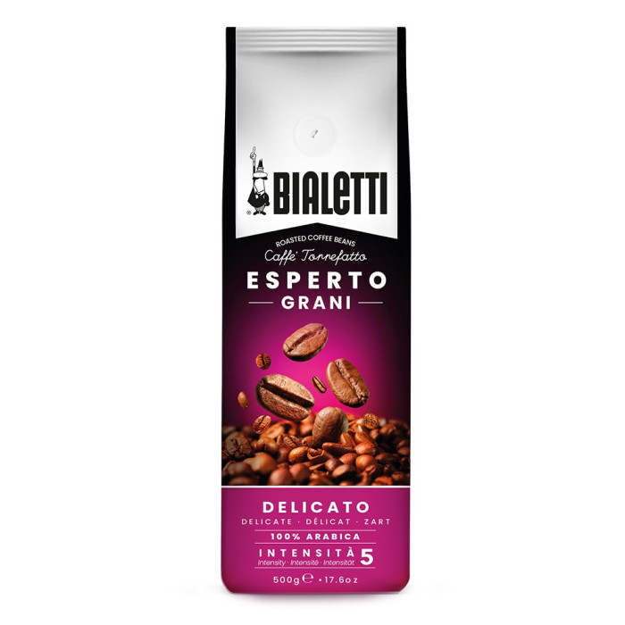 Bialetti Delicato Кофе в зернах в вакуумной упаковке 500 г