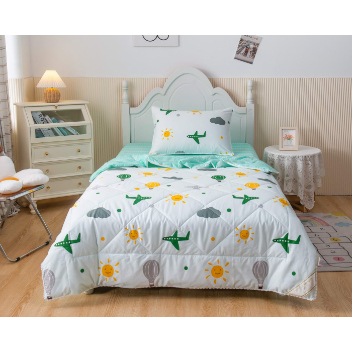 фото Постельное белье sofi de marko 1.5-спальное полетели с одеялом (3 предмета)