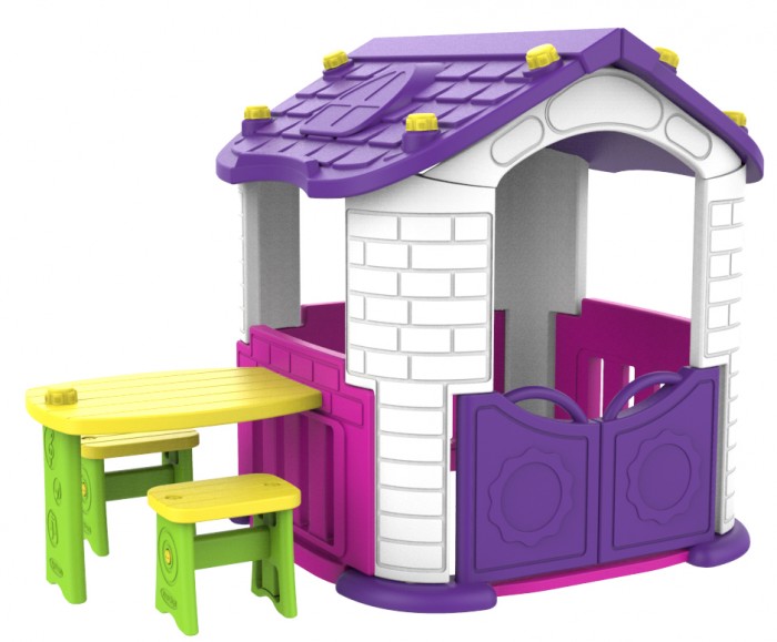 фото Toy monarch игровой домик со столиком и 2 стульчиками