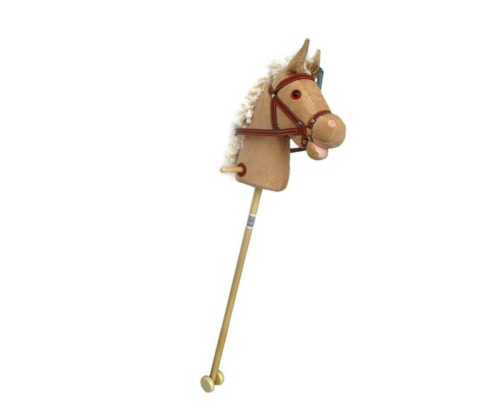 Наша Игрушка Лошадка-скакалка с колесиками вельвет 95 см лошадка скакалка на палке на колёсах rntoys