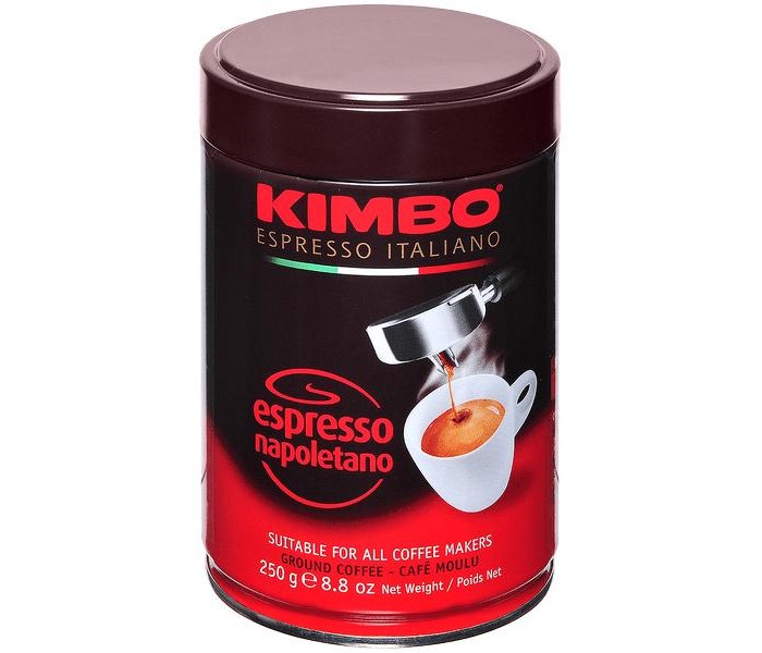 Kimbo Кофе Espresso Napoletano молотый в банке 250 г