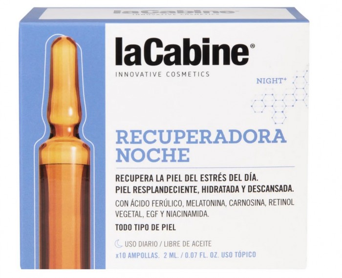 LaCabine Концентрированная сыворотка в ампулах - ночное восстановление 10x2 мл сыворотка концентрированная dermolab интенсивный антивозрастной уход в ампулах 12 6 мл