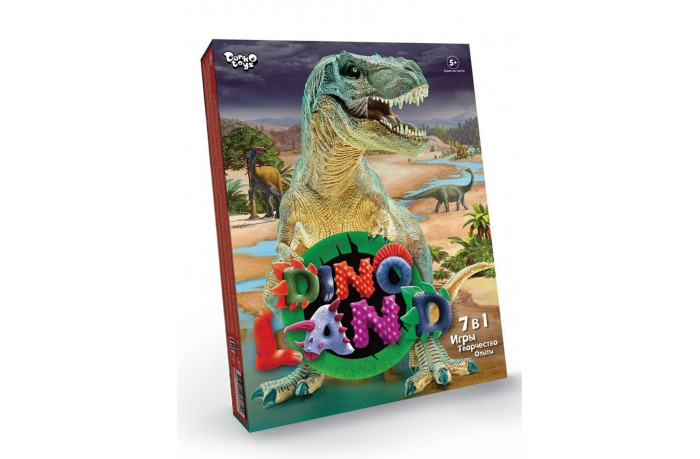 

Danko Toys Игровой набор Dino Land 7в1, Игровой набор Dino Land 7в1