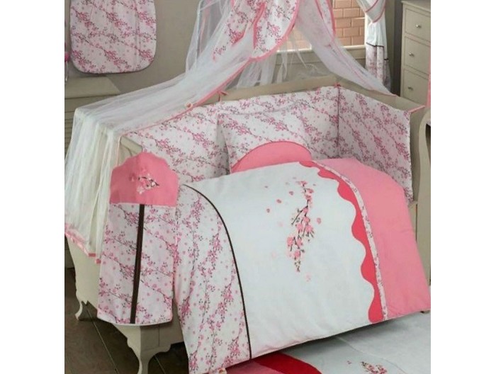 Комплект в кроватку Kidboo Bello Fiore (6 предметов) постельное белье kidboo bello fiore 3 предмета