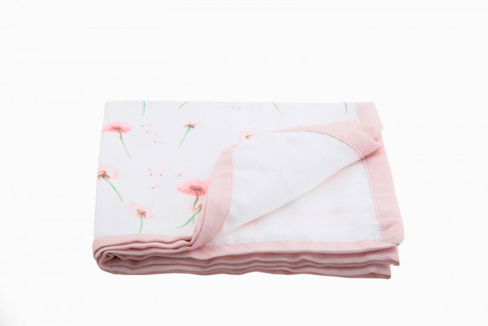 Одеяло Firstday муслиновое Одуванчики 120х120 см