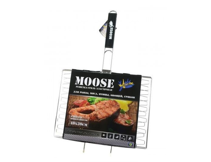 

Moose Решетка-гриль большая 6 секций 40х30 см, Решетка-гриль большая 6 секций 40х30 см