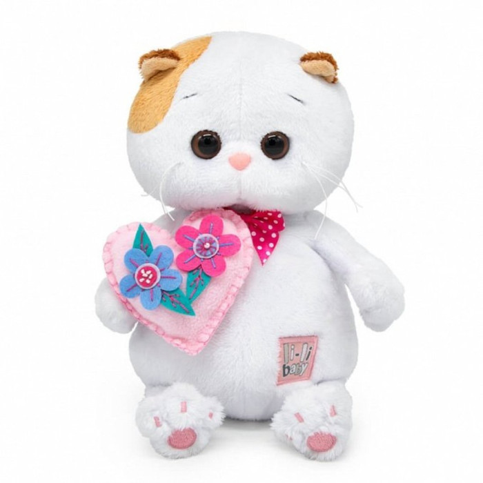 

Мягкая игрушка Budi Basa Кошечка Ли-Ли Baby с сердечком 20 см, Кошечка Ли-Ли Baby с сердечком 20 см