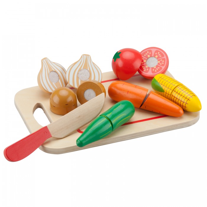 Деревянная игрушка New Cassic Toys Игровой набор Овощи