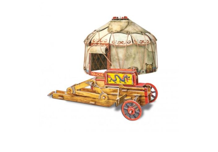 Сборные модели Умная бумага Сборная игрушка из картона Осадный лагерь кочевников