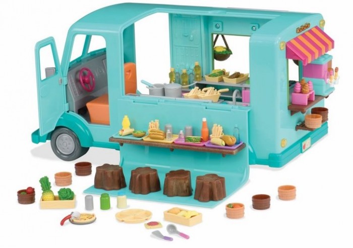 

Li'l Woodzeez Набор Кафе на колесах с аксессуарами, Набор Кафе на колесах с аксессуарами