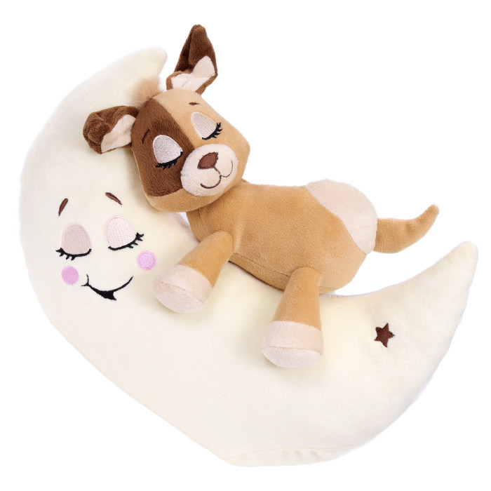 фото Мягкая игрушка лунатики для сна зверюшки-баюшки собака