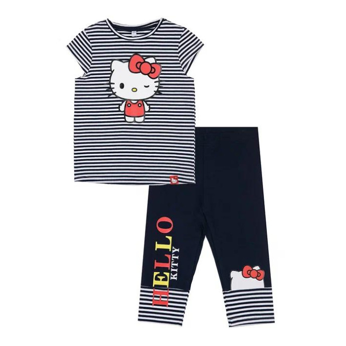Комплекты детской одежды Playtoday Комплект для девочки (футболка, легинсы) 12141839 цена и фото