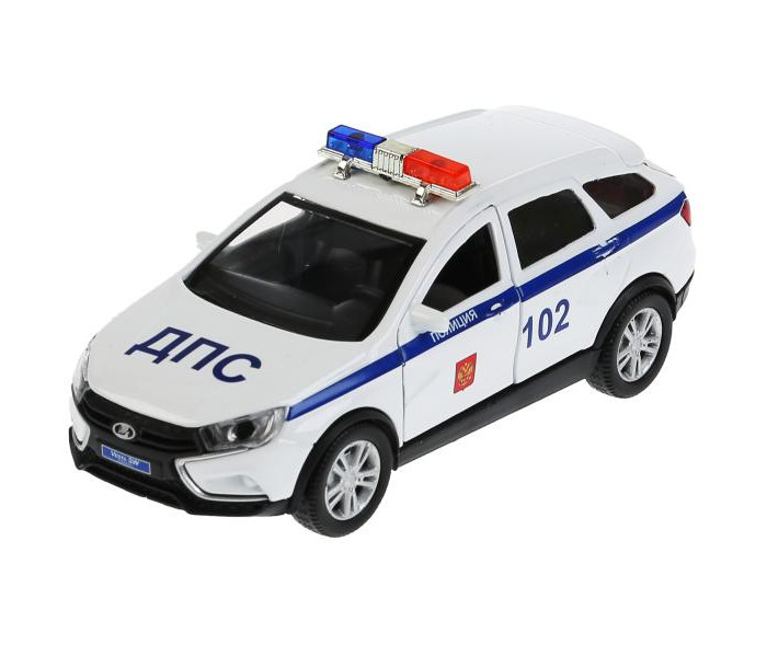 Машины Технопарк Машина металлическая Lada Vesta SW Cross Полиция 12 см
