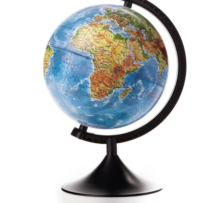  Globen Глобус Земли физический 210 серия Классик