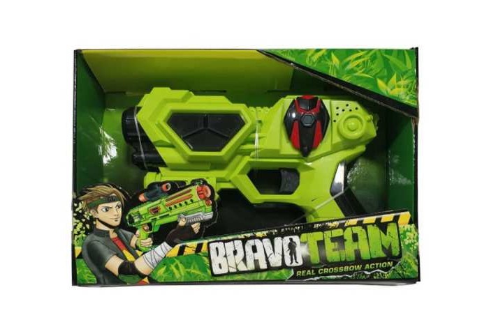 Игрушечное оружие Junfa Бластер Bravo Team игрушечное оружие бластер 6 зарядный